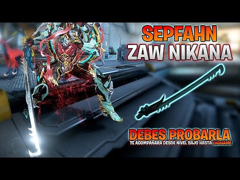 ✔️ Zaw SEPFAHN (De Las MEJORES ARMAS ZAW) Warframe Camino De Acero