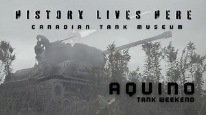 EXPERIENCE HISTORY up close at AQUINO Tank Weekend. HISTORY LIVES HERE! North America's largest military vehicle and Tank event! 25-27 July 2025 - Oshawa, Ontario, Canada - The Canadian Tank Museum To learn more about AQUINO Tank Weekend visit: www.tankmuseum.ca Join us for our largest event yet! AQUINO Tank Weekend brings military history to LIFE with live demonstrations, a Tank Arena show, battle reenactments and more! 2025 we will be commemorating the 35th anniversary of the First Gulf War (1