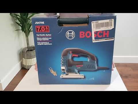 Bosch Top-Handle Jig Saw JS470E - Unboxing and Review