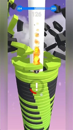 stackball level 204 to 205 gameplay #shorts #shortsyoutube #gaming