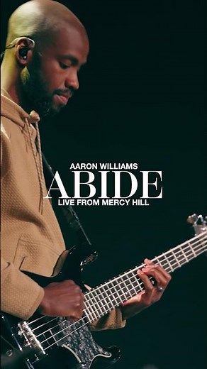 You're the way, the truth + the life! Aaron Williams - Abide (Live from Mercy Hill). Out now ✨