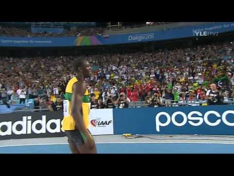 4x100m Relay Men Final 37.04 WORLD RECORD Jamaica Usain Bolt IAAF WC 2011