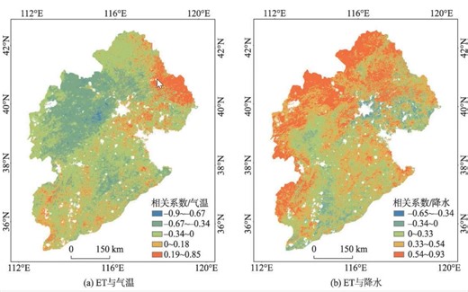 A&C分区｜两变量相关系数空间分布图（空间演变及影响因子分析第三集：空间相关性分析）