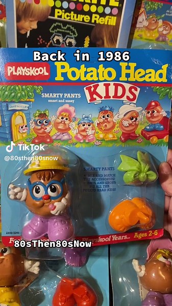 Back in 1986 Pkayskool Did a Great Job With This Toy Line. #Potatohead #MrPotatohead #playskool #80sToys #80sbaby #80skids #80skid
