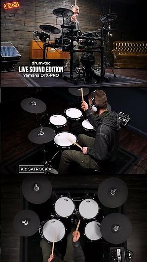 Yamaha DTX-Pro Live Sound Edition - SATROCK Kit | Made by drum-tec #yamaha #edrums #drums #drummer