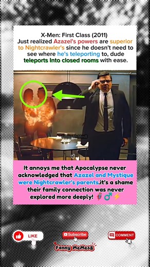 in X-Men: First Class (2011) – Azazel’s Powers Are Superior to Nightcrawler’s, Yet He’s His Father?