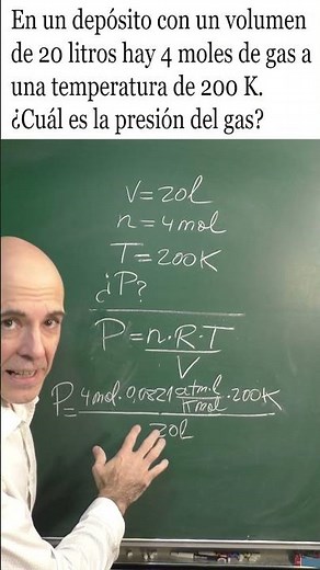 Ideal Gas Law Formula. Find the pressure.