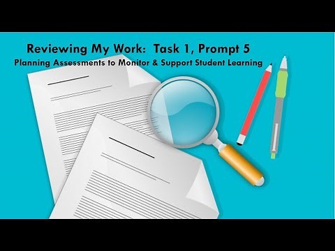 Reviewing My Work: Task 1, Prompt 5