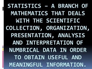 History of statistics - Alchetron, The Free Social Encyclopedia
