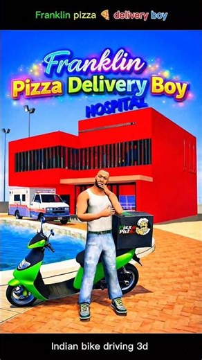 Franklin Got Scared By Pizza Ghost 😱#gta5 #gta #indiangamer1m #shortsviral #youtubeshorts