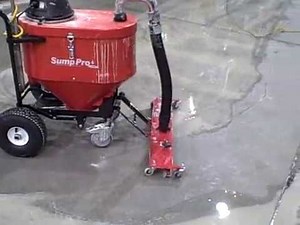 Ruwac WSP2000 Wet Vac in Action – 32" Floor Sweeper Slurry Cleanup Demo