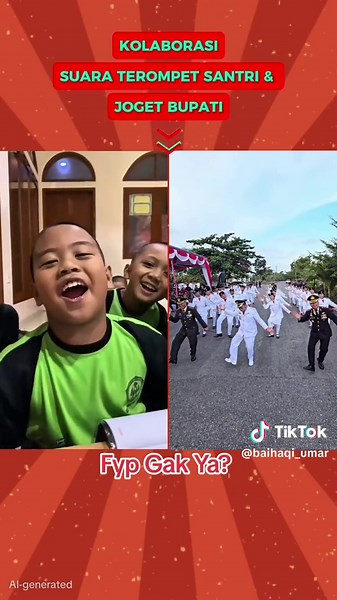 Suara Terompet Santri dan Joget Bupati