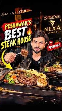 Peshawar’s BEST Steakhouse? 🤯 | The Wild Beef Steak & Fine Dining at NEXA Lounge #foodvlog