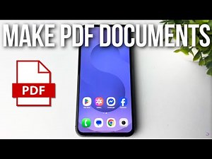 How to make pdf file of documents in mobile