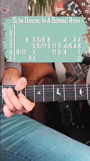 Slow Dancing In A Burning Room Guitar Lesson // John Mayer Guitar Tutorial #Shorts