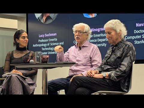 Generative Frictions: A Conversation on AI with Lucy Suchman and Terry Winograd