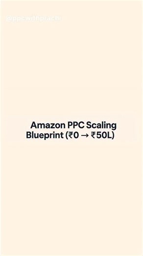 Prachi Shah | Amazon Sales & PPC Advertising Expert on Instagram: "Amazon Ppc Scaling Blueprint Follow @ppcwithprachi for Daily Amazon Ads Tips & Tricks . . . . . . [amazon fba, amazon fba for beginners, amazon advertising, amazon seller, how to increase sales on amazon, maximizing your amazon product listing, how to sell on amazon fba, amazon listing optimization, amazon sales, amazon marketing strategies, amazon marketing, maximize your amazon profits] #maximizesales #amazonboost #salesgrowth 
