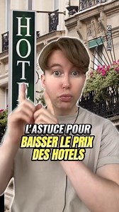 L’astuce pour baisser le prix des chambres d’hôtels sur booking grâce à @Popin 🤫 | Monsieurastuces