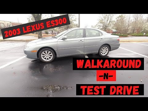 2003 LEXUS ES300 REVIEW WALKAROUND AND TEST DRIVE