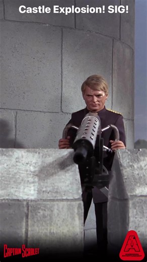 Castle Explosion. #captainscarlet #itv #gerryanderson #indestructible #specialeffects #kids | Captain Scarlet and the Mysterons