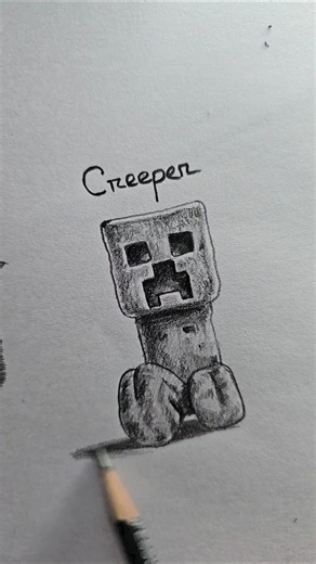 How to Draw Minecraft Characters (Bee, Creeper & Sheep)