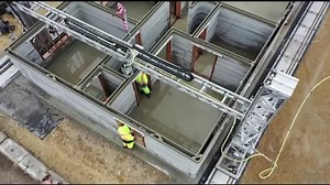 Scan by scan, a 3D-printed house comes to life