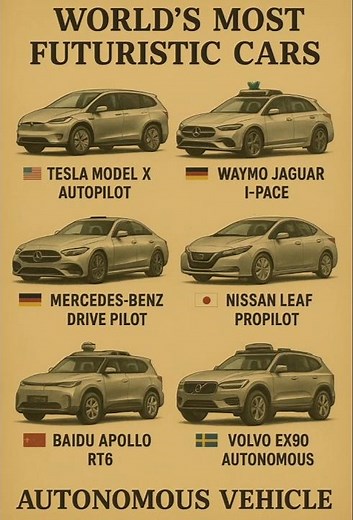 TOP 6 SELF-DRIVING VEHICLES IN THE WORLD 🤖🚗 | Future of Transport!