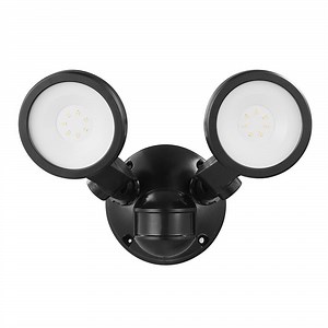 Reviews for Defiant 180° Black Motion Sensing Security Light Wired Outdoor 2-Head LED Flood Light 1000 Lumens | Pg 1 - The Home Depot