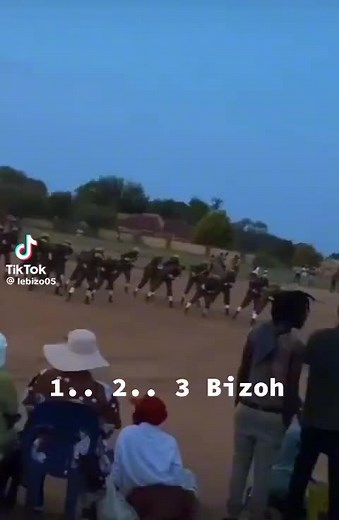 Synchronized Marching Event in Rural Setting