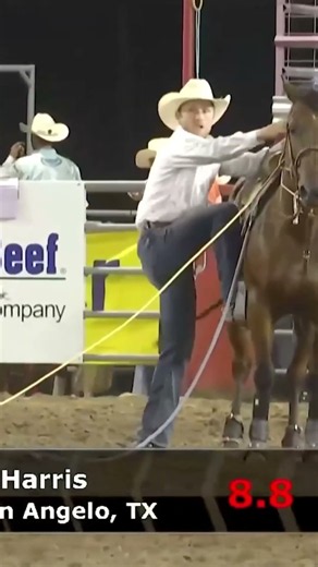 Joel Harris claims the tie-down title with 25.9 seconds on three-head | 2026 Dodge City Roundup