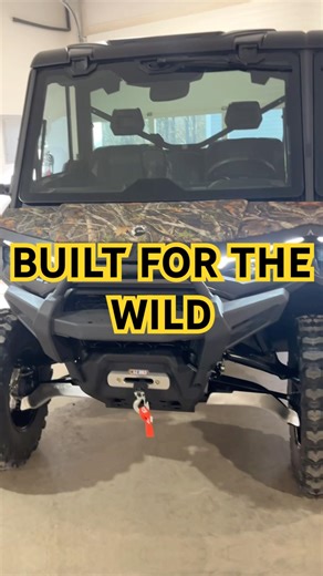 Can-Am Defender HD11 in camo. A capable machine for work, exploration, and the wild #canam #wildlife