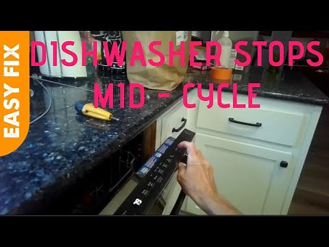 ✨ DISHWASHER STOPS MID-CYCLE (EASY FIX) ✨