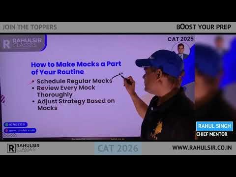 Best way to execute mocks into your Routine l Mock Test - Part 4 l Rahul sir