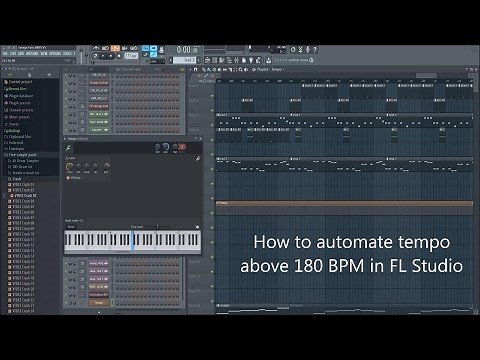 How to automate tempo above 180 BPM in FL Studio