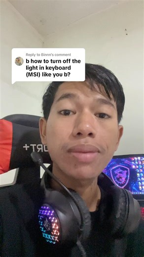 How to turn off light keyboard msi / របៀបបិទភ្លើង keyboard របស់ msi 💻