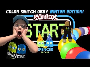 Conquering 50 Winter Edition Color Switch Obby Levels: Can I Do It?