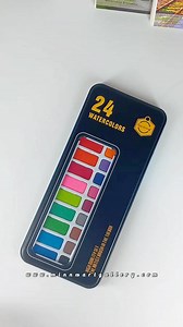 Keep Smiling Watercolor Set in Tin Box 36 & 24, 12 Colors - Black Color Tin Box 💁🏻‍♀️Product Description 🎨Keep Smiling Watercolor Set in Tin Box 12, 24 & 36 Colors Keep Smiling watercolor set in tin box such a perfect choice for those who love to make a watercolor artwork. Its solid watercolor pigment is made successfully via special concentrated technology. This watercolor will give you a colorful and brightness effect, the color is easy to melt and well blend. Minne's Art Gallery. Com Updat