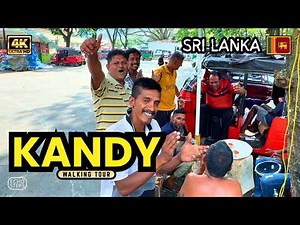 KANDY 4K Walking Tour (No Talking) | Sri Lanka's Cultural Capital