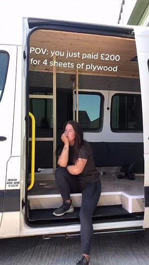 I’m never going to financially recover from this #vanconversion #vanlife #campervan #fyp