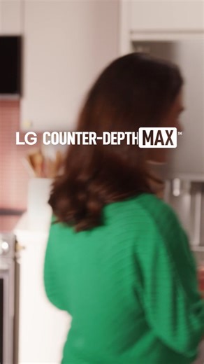 Tight space? No problem. The LG Counter-Depth MAX™ fridge with Zero Clearance™ Hinge System and thin door design brings the ultimate built-in look to your kitchen. | LG Global | Facebook