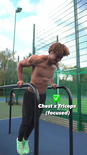 There are many dip variations. The technique you use is dependent on your goals. Here are two techniques you can try out Both variations hit the chest HOWEVER there are some differences.. 💢Tips By:@Abnormal Beings (Save & Share) 1️⃣ Regular Dip - Targets mainly the chest & triceps. Keep scapula depression throughout the full ROM is key to avoiding any kind of shoulder issues / impingement. Retracting the scapula as you lower down is also a good form Que. hit parallel or if mobility allows go de