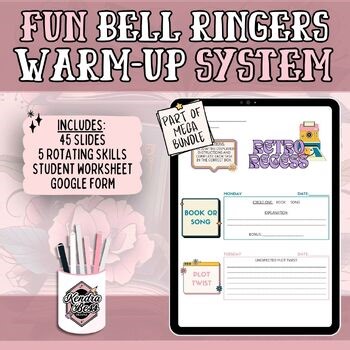 High School ELA Bell Ringers | 9 Weeks | Daily Warm-Up System | FUN