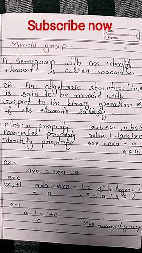 Monoid group , Discrete mathematics