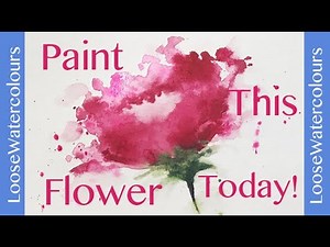 Come & Paint This Flower Today!