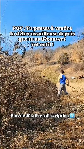Cet outil remplace la débroussailleuse 🤯