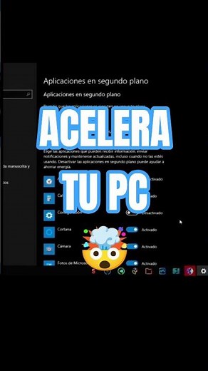 Cómo Desactivar Aplicaciones en Segundo Plano 🔥 Windows 10 ⚡ #windows #aplicación #pc #hack #app 🔥