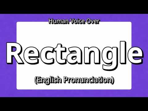 👉 How To Say: Rectangle - English Pronunciation