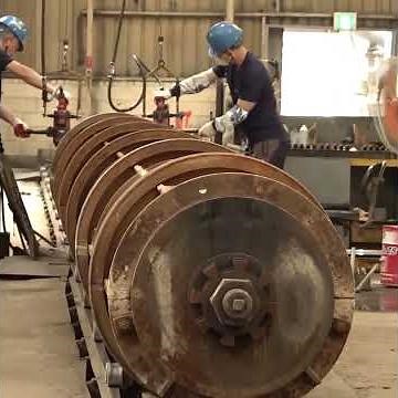 Making Ultra-Durable Concrete Piles | Full Factory Tour🤯