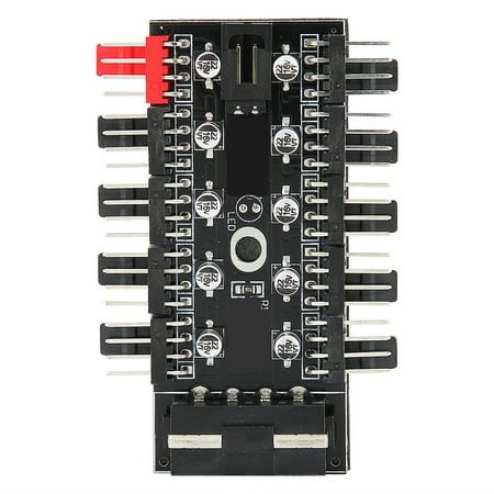 PC Chassis Fan HUB, 4Pin CPU Cooling Computer Tempreture Regulator Splitter with PWM Cable, 12V 4Pin 5 Way CPU Cooling HUB,Interface - Walmart.ca
