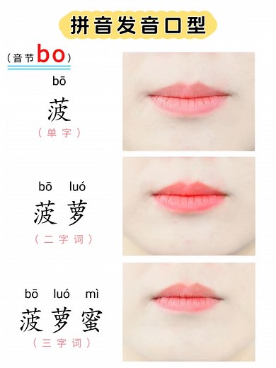 10K views · 218 reactions | 拼音学习｜构音训练｜标准发音口型【音节bo】 Ready to dive...